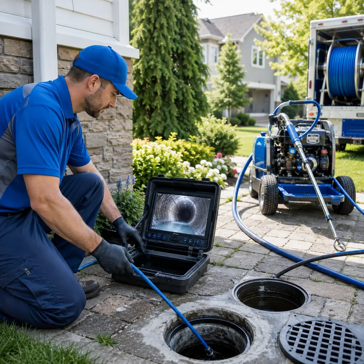 Outdoor drain cleaning professionals serving Goshen, KY
